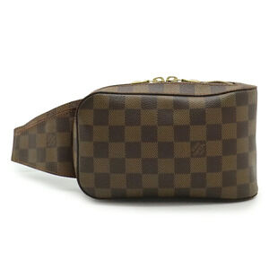 LOUIS VUITTON Damier Geronimos Body Bag Shoulder Waist Pouch